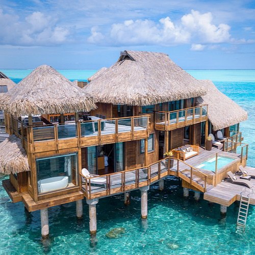 Beach houses in Bora Bora, French Polynesia: Where Overwater Luxury Meets Endless Romance
