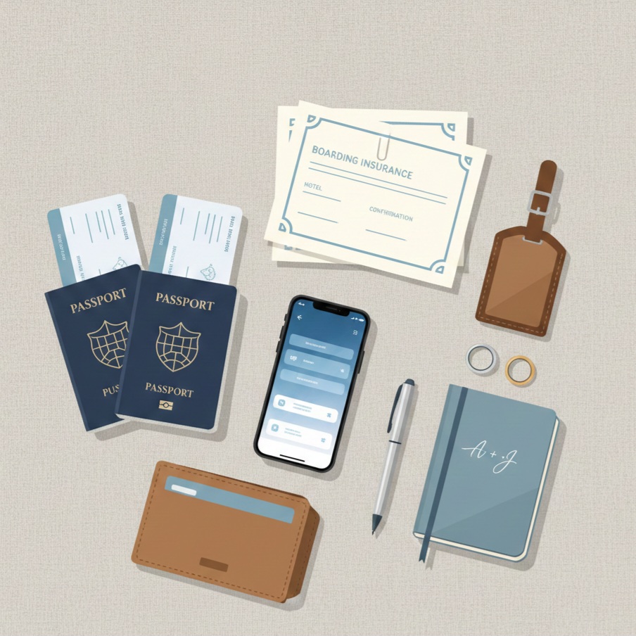 Honeymoon Packing List for CouplesTravel & Documents Essentials