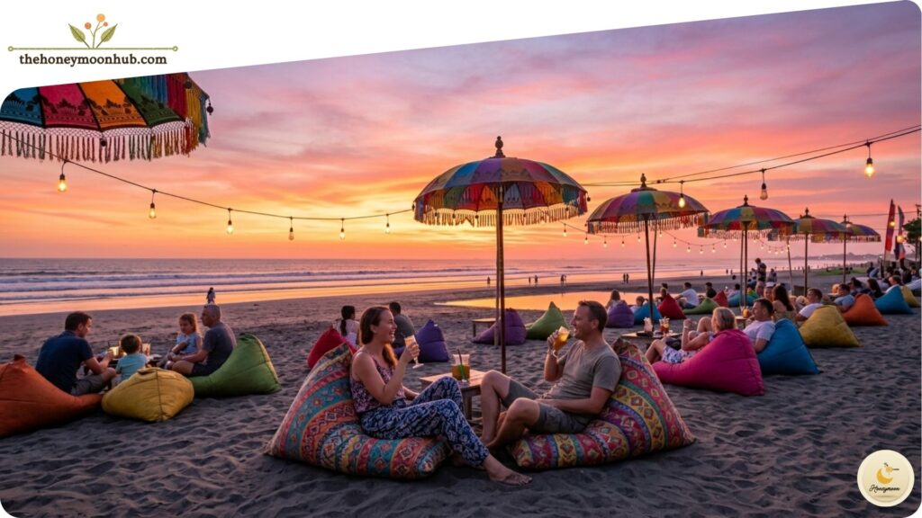 Seminyak – For couples who want restaurants and sunset bars