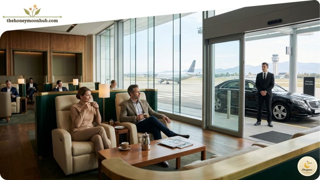 Honeymoon Gift Idea #2 Airport Lounge Passes + Transport Upgrade